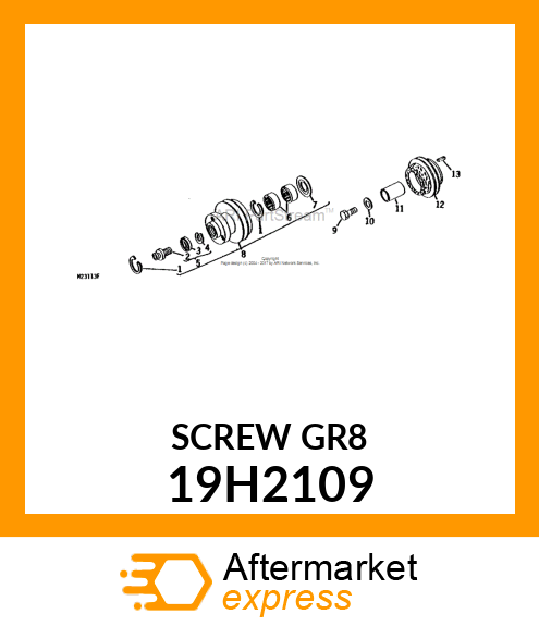 SCREW, HEX HEAD 19H2109