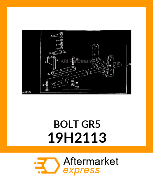 SCREW, HEX HEAD 19H2113