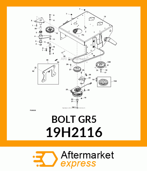 SCREW, HEX HEAD 19H2116