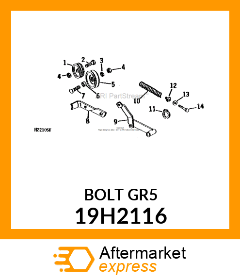 SCREW, HEX HEAD 19H2116