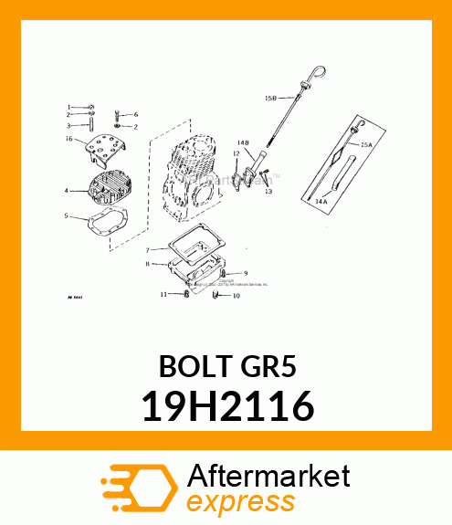 SCREW, HEX HEAD 19H2116