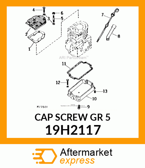 SCREW, HEX HEAD 19H2117