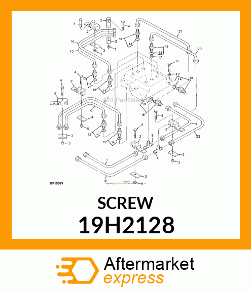 SCREW, HEX HEAD 19H2128