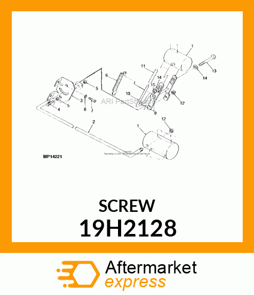 SCREW, HEX HEAD 19H2128