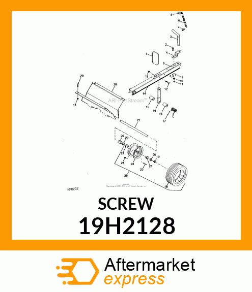 SCREW, HEX HEAD 19H2128