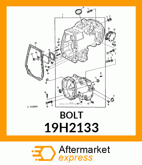 SCREW, HEX HEAD 19H2133