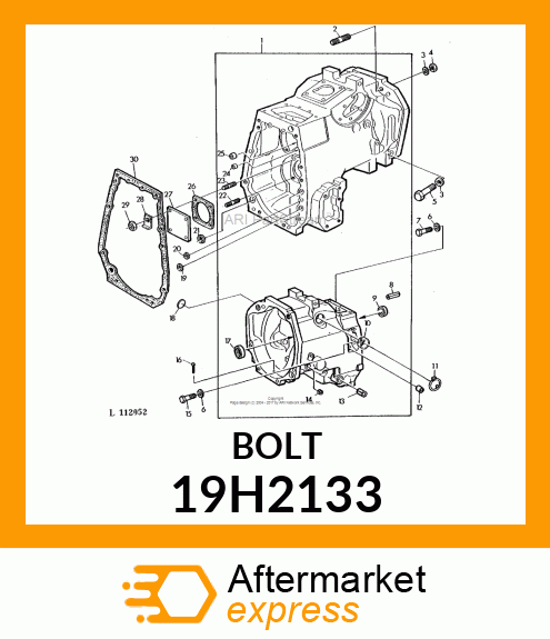 SCREW, HEX HEAD 19H2133