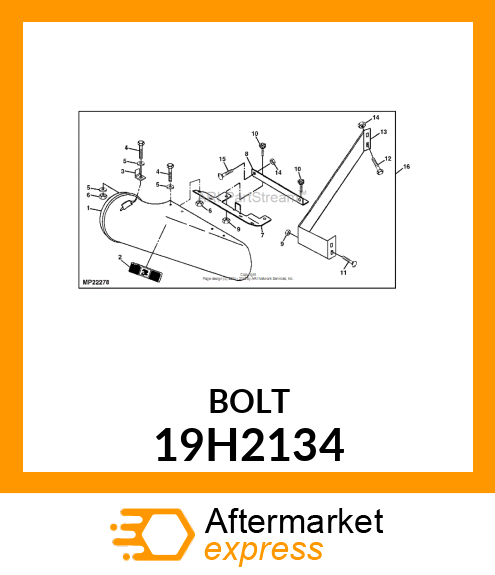 SCREW, HEX HEAD 19H2134