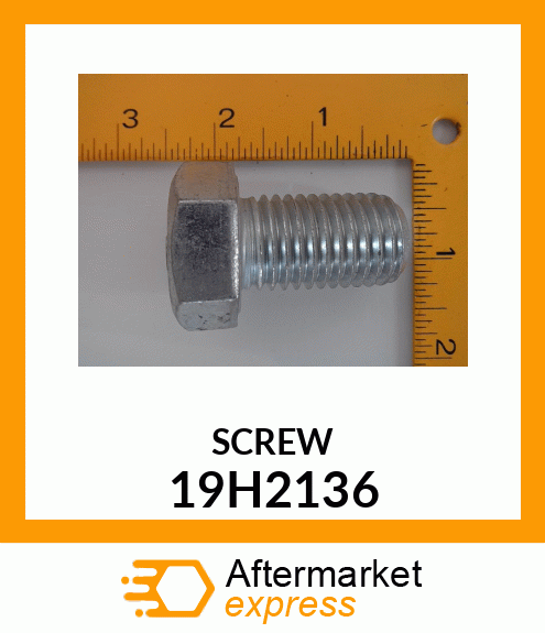 SCREW, HEX HEAD 19H2136