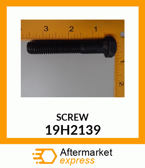 SCREW, HEX HEAD 19H2139