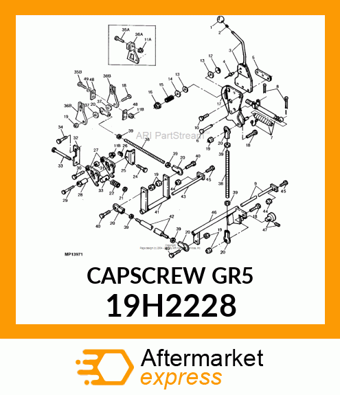 SCREW, HEX HEAD 19H2228