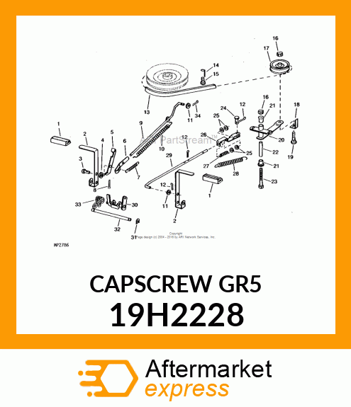 SCREW, HEX HEAD 19H2228