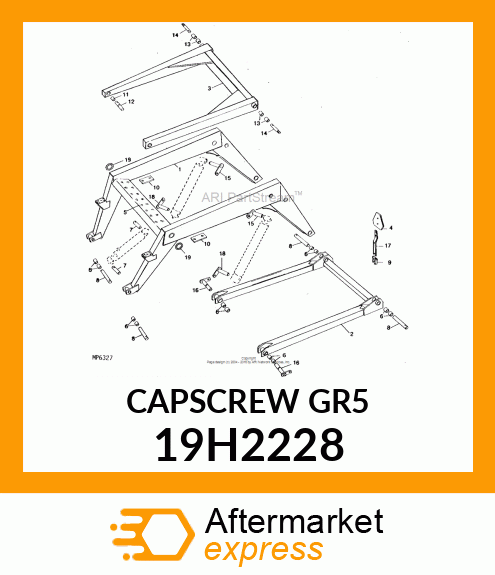 SCREW, HEX HEAD 19H2228