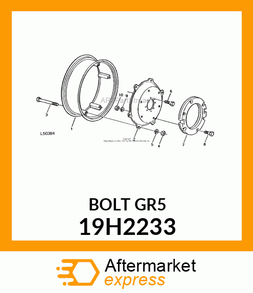 SCREW, HEX HEAD 19H2233