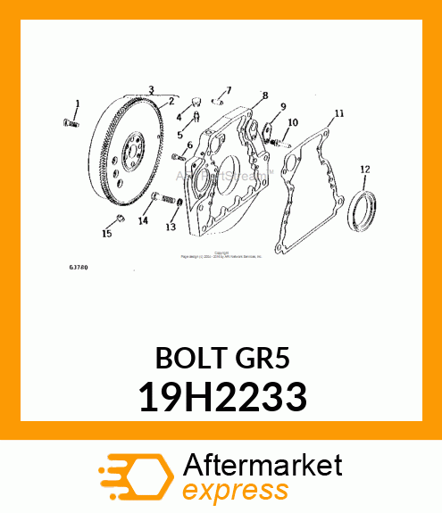 SCREW, HEX HEAD 19H2233