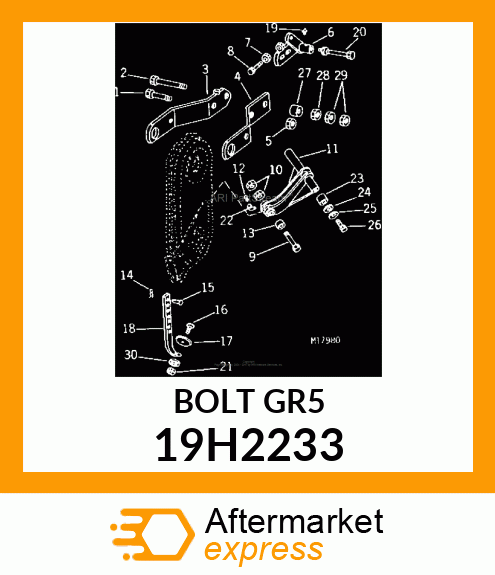 SCREW, HEX HEAD 19H2233