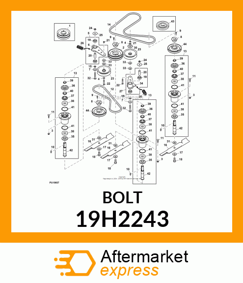 SCREW, HEX HEAD 19H2243