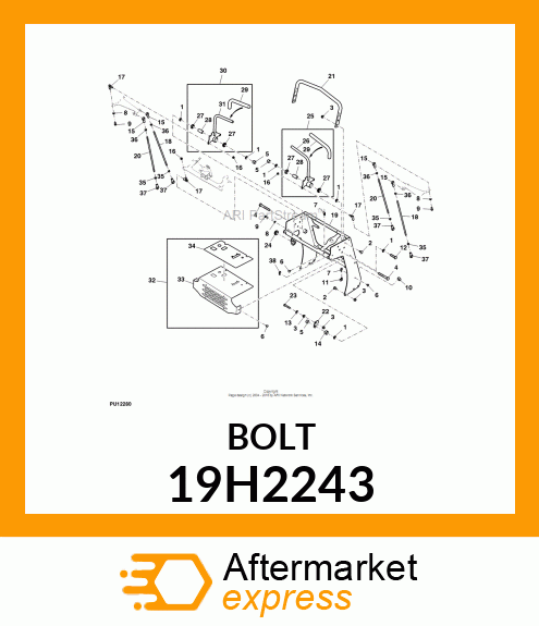 SCREW, HEX HEAD 19H2243