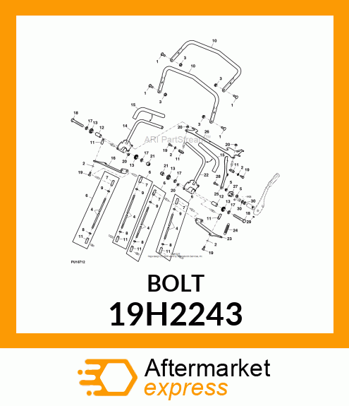 SCREW, HEX HEAD 19H2243