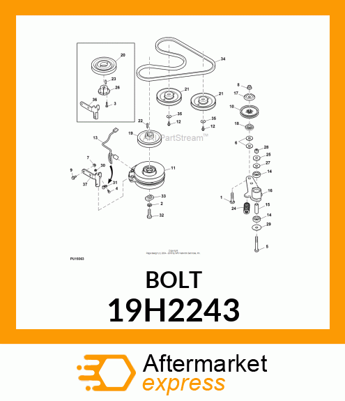 SCREW, HEX HEAD 19H2243