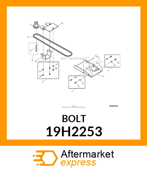 SCREW, HEX HEAD 19H2253