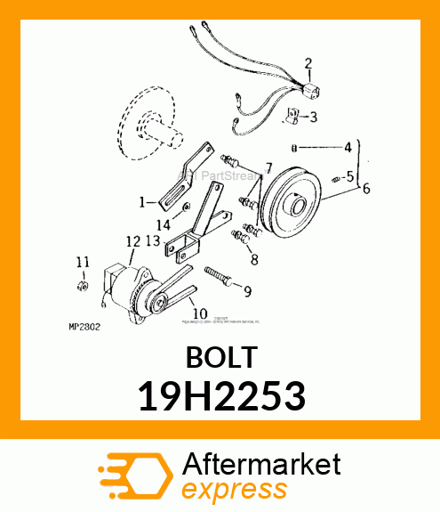 SCREW, HEX HEAD 19H2253