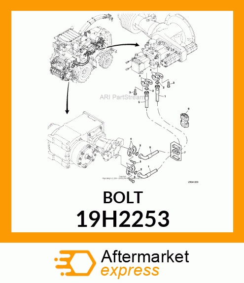 SCREW, HEX HEAD 19H2253