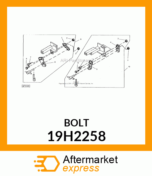 SCREW, HEX HEAD 19H2258