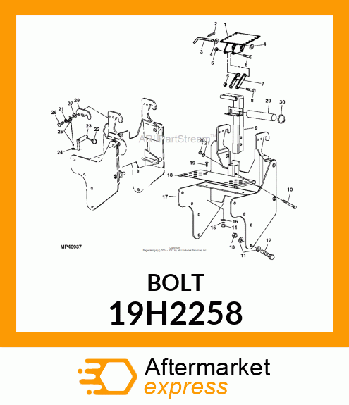 SCREW, HEX HEAD 19H2258