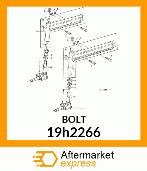 SCREW, HEX HEAD 19h2266