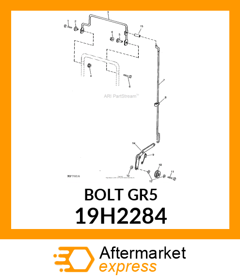 SCREW, HEX HEAD 19H2284