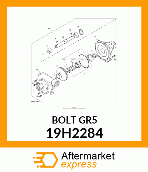 SCREW, HEX HEAD 19H2284