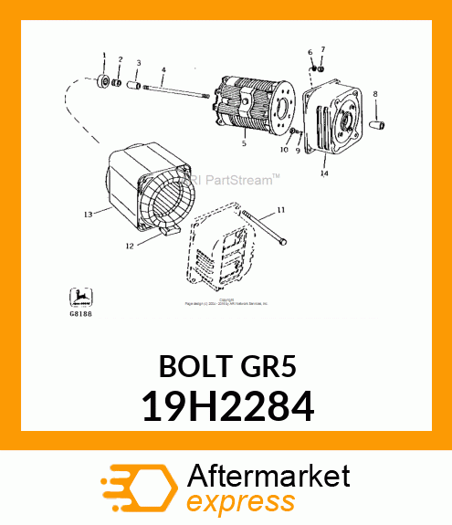 SCREW, HEX HEAD 19H2284