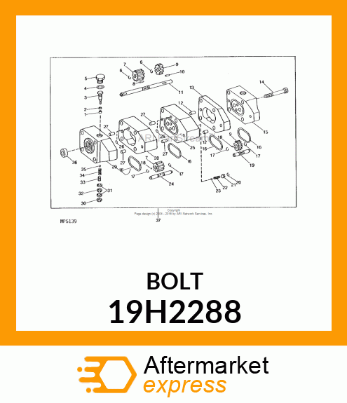 SCREW, HEX HEAD 19H2288