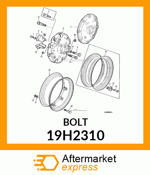 SCREW, HEX HEAD 19H2310