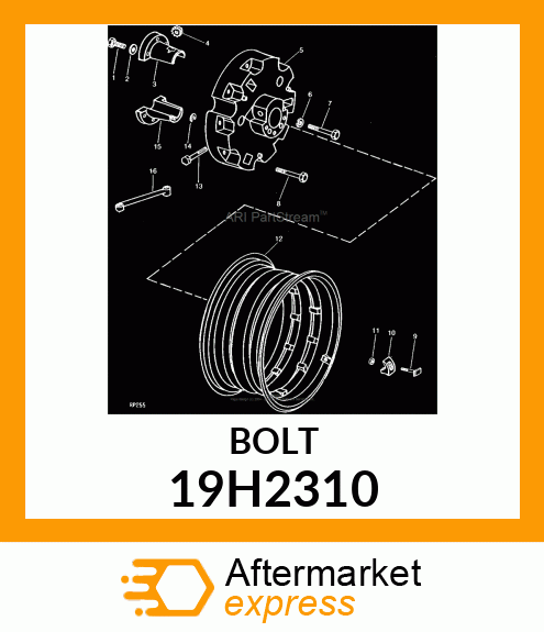 SCREW, HEX HEAD 19H2310