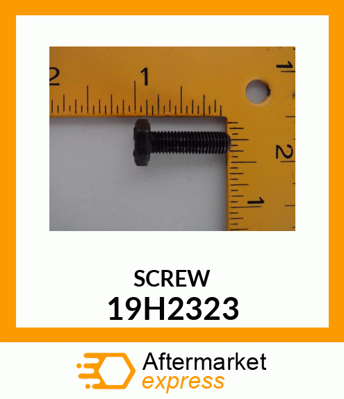 SCREW, HEX HEAD 19H2323