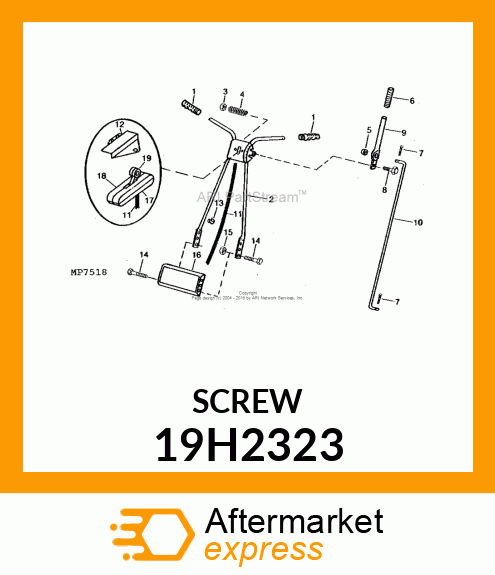 SCREW, HEX HEAD 19H2323