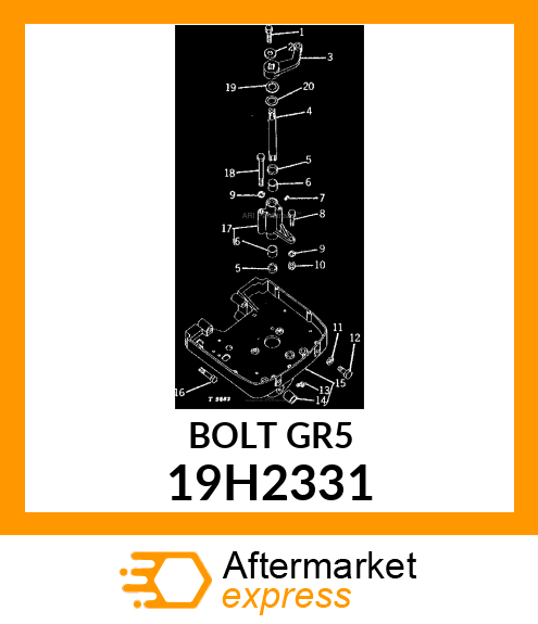 SCREW, HEX HEAD 19H2331