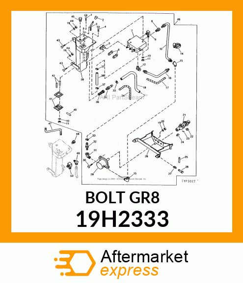 SCREW, HEX HEAD 19H2333