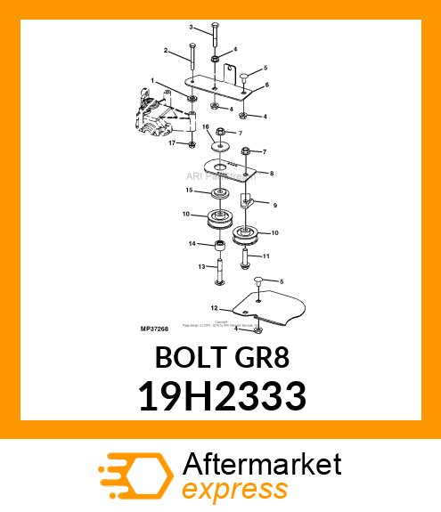 SCREW, HEX HEAD 19H2333