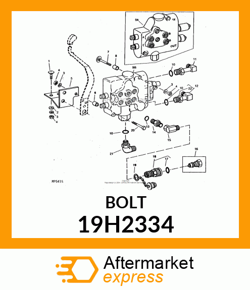 SCREW, HEX HEAD 19H2334