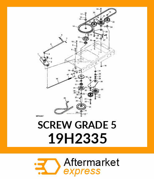 SCREW, HEX HEAD 19H2335