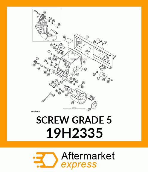 SCREW, HEX HEAD 19H2335