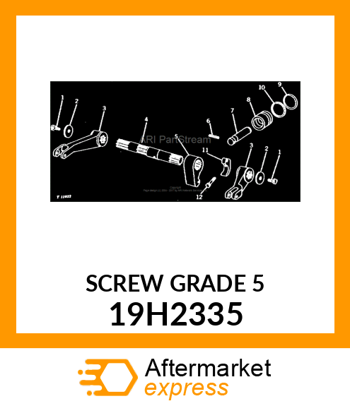 SCREW, HEX HEAD 19H2335