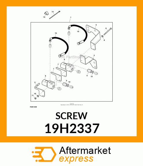 SCREW, HEX HEAD 19H2337