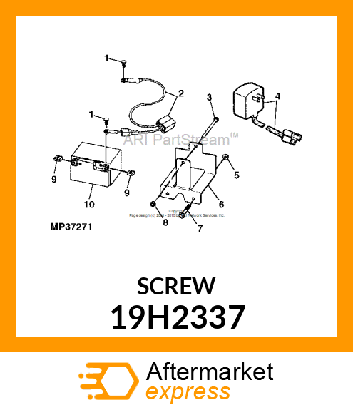 SCREW, HEX HEAD 19H2337