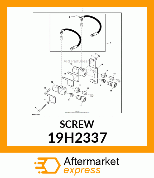 SCREW, HEX HEAD 19H2337