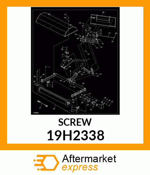 SCREW, HEX HEAD 19H2338