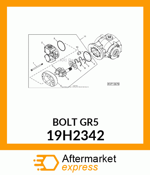 SCREW, HEX HEAD 19H2342